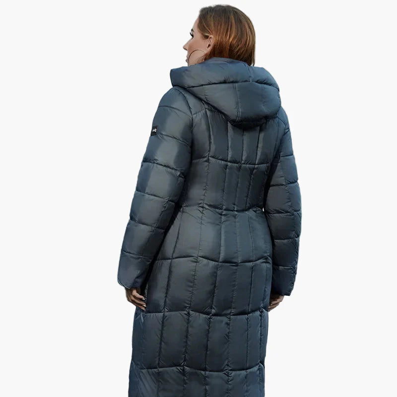 Manteau Doudoune Long Femme Grande Taille Élégant Hiver Urbain