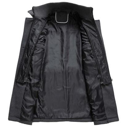 Manteau d’Hiver Élégant pour Homme – Style Moderne et Polyvalent pour Affaires et Loisirs