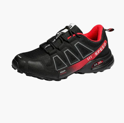 Chaussures de marche orthopédiques confort homme – Style trekking, semelle antidérapante, usage quotidien et extérieur