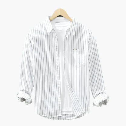 Chemise à Rayures Homme Style Décontracté Élégant Été