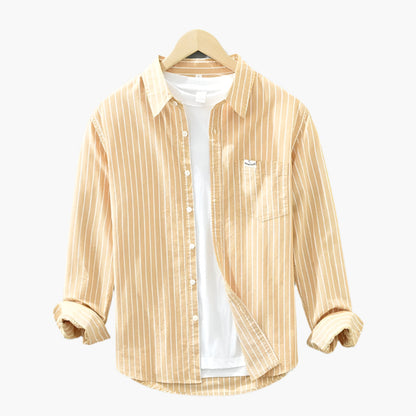 Chemise à Rayures Homme Style Décontracté Élégant Été