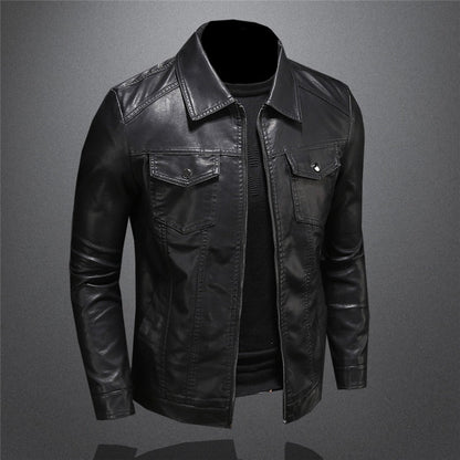 Veste Homme Style Motard Élégant pour Toutes Occasions