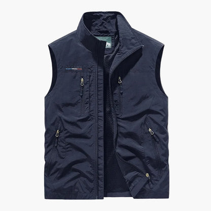 Gilet cargo sans manches style outdoor pour homme - polyvalent et léger