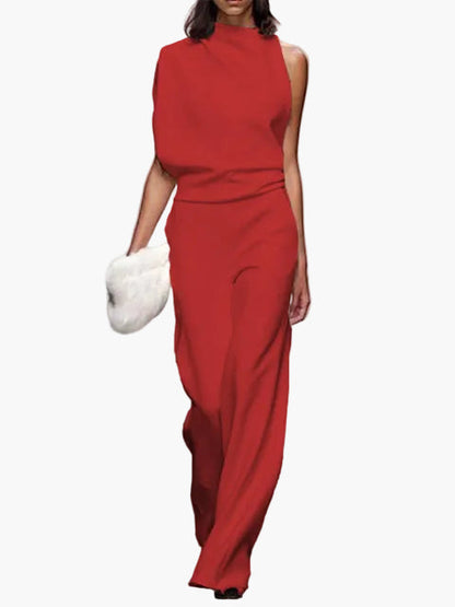 Tuta Pantalone Elegante Donna Stile Moderno per Occasioni Speciali e Quotidiano