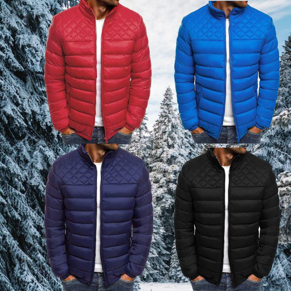 Veste matelassée imperméable et coupe-vent pour homme – Style urbain polyvalent extérieur