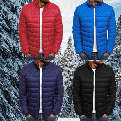 Veste matelassée imperméable et coupe-vent pour homme – Style urbain polyvalent extérieur