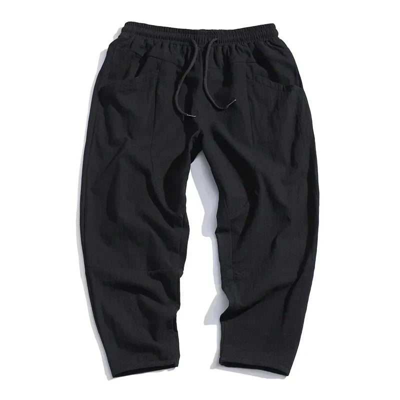 Pantalon cropped ample homme style urbain décontracté