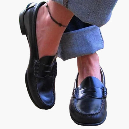 Eleganta loafers för herr i klassisk stil – Bekväma och mångsidiga skor för vardagen