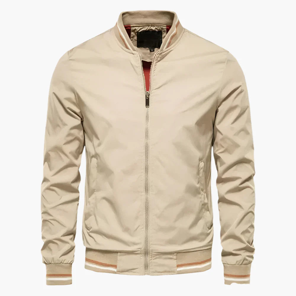 Blouson bomber homme style urbain décontracté polyvalent
