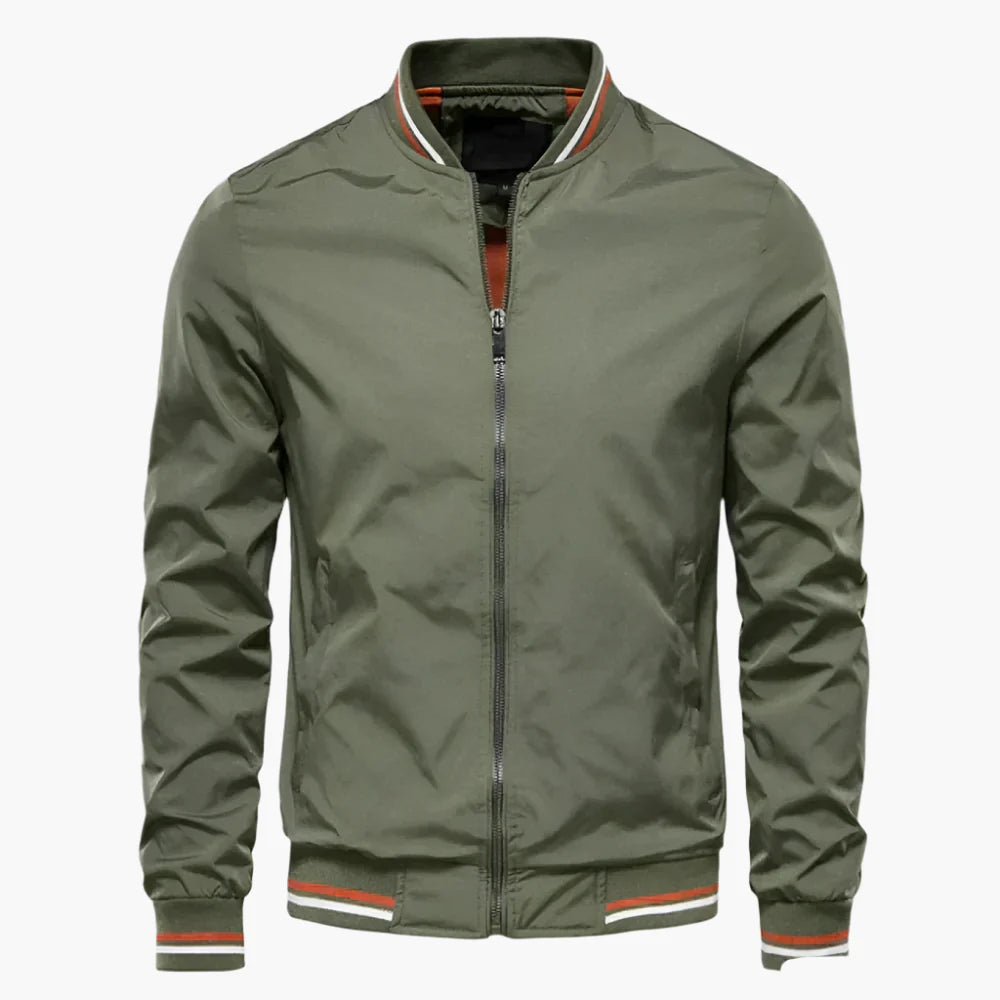 Blouson bomber homme style urbain décontracté polyvalent