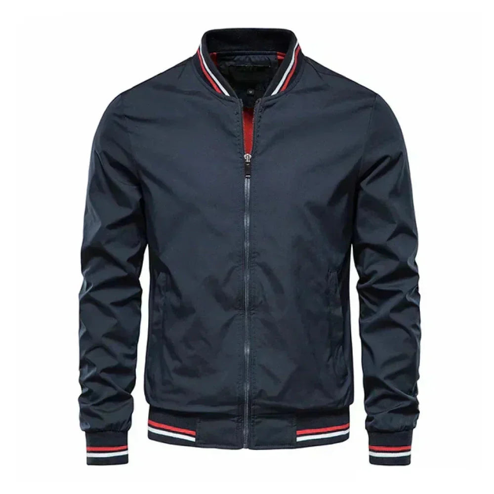 Blouson bomber homme style urbain décontracté polyvalent