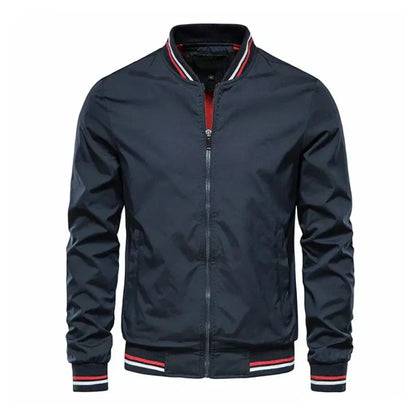 Blouson bomber homme style urbain décontracté polyvalent