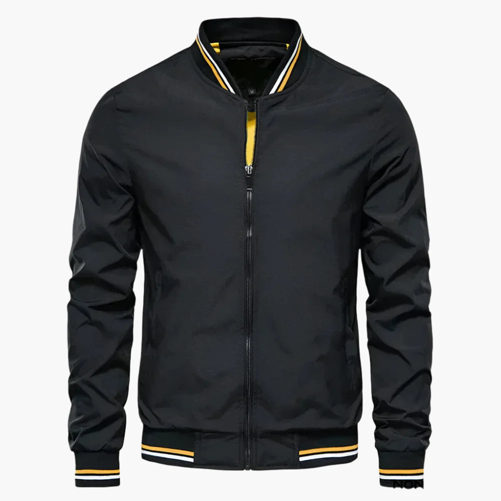 Blouson bomber homme style urbain décontracté polyvalent