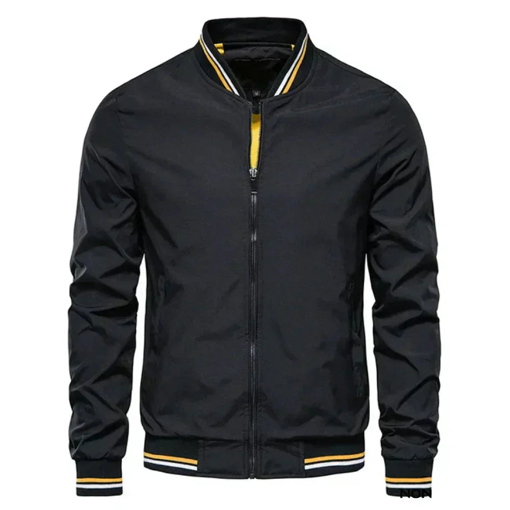 Blouson bomber homme style urbain décontracté polyvalent