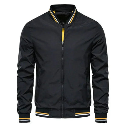 Blouson bomber homme style urbain décontracté polyvalent