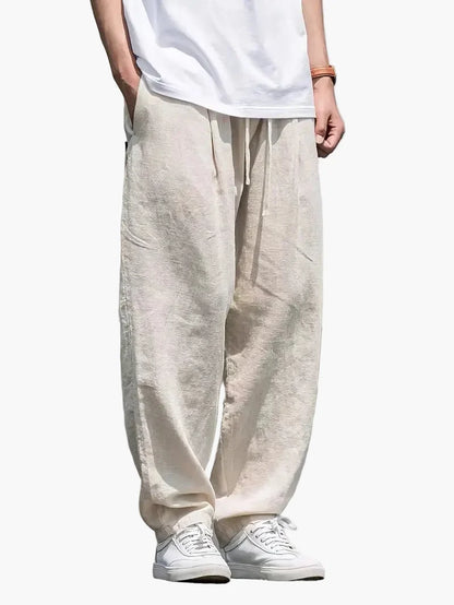 Pantaloni larghi uomo stile cittadino informale per tempo libero e uscite