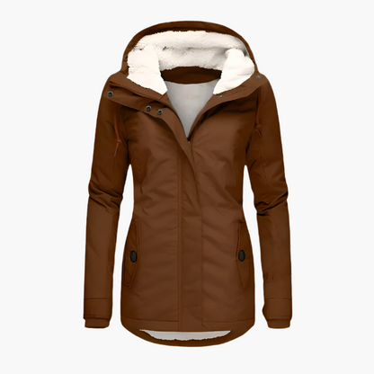 Manteau d'hiver imperméable à capuche pour femme – Style urbain et protection quotidienne
