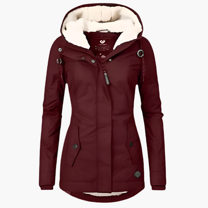 Manteau d'hiver imperméable à capuche pour femme – Style urbain et protection quotidienne