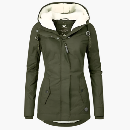 Manteau d'hiver imperméable à capuche pour femme – Style urbain et protection quotidienne