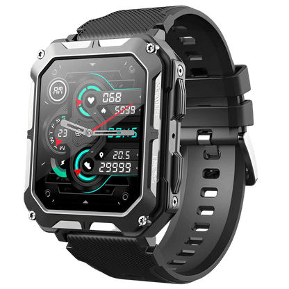 Giles – Montre Connectée Étanche pour Hommes avec Fonctionnalités Avancées