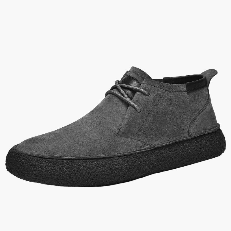 Scarpe alte da uomo stile casual urbano con lacci per uso quotidiano