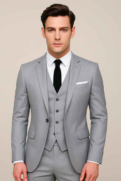 Costume tre pezzi elegante da uomo – Stile formale raffinato per affari e cerimonie