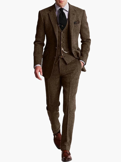 Completo tre pezzi classico da uomo - Stile raffinato per occasioni formali e cerimonie