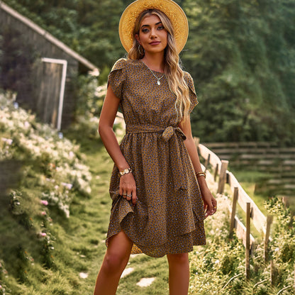Vera™ - Robe Midi avec Bande de Taille