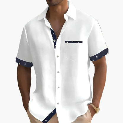 Chemise d'été décontractée pour homme, style moderne et élégant, idéale pour les sorties et les événements