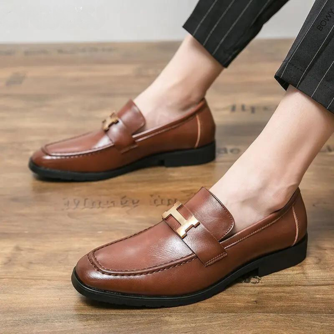 Mocassins en Cuir Pur Faits à la Main pour Homme