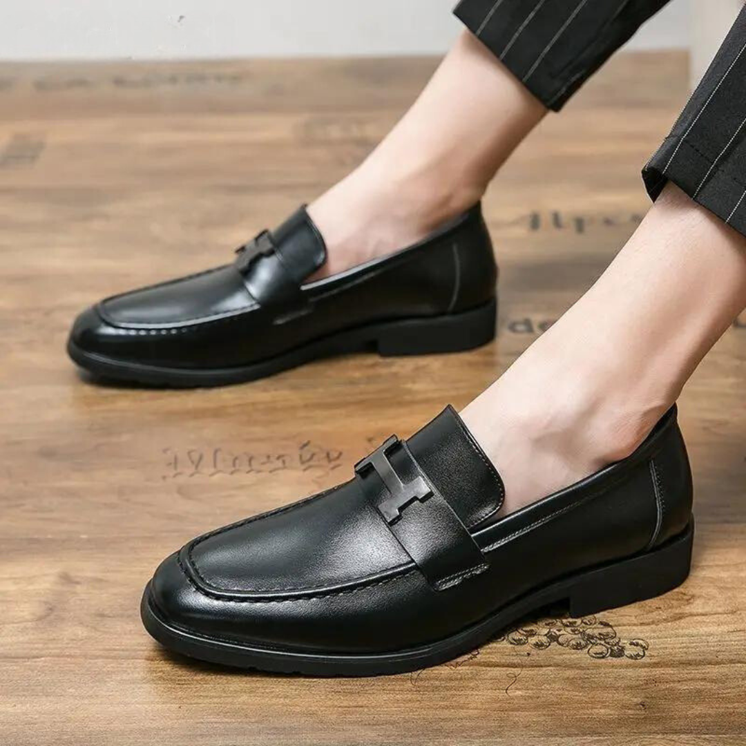 Mocassins en Cuir Pur Faits à la Main pour Homme