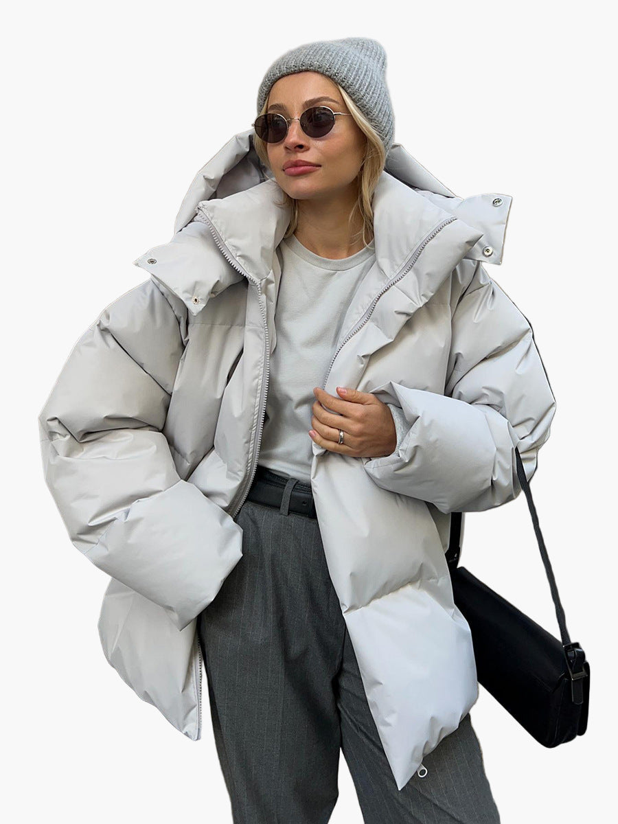 Veste doudoune femme style urbain pour hiver, chaude et tendance
