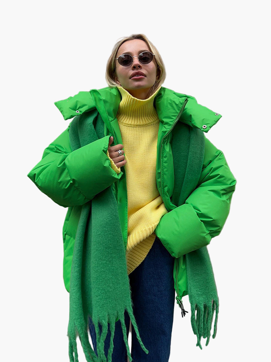 Veste doudoune femme style urbain pour hiver, chaude et tendance