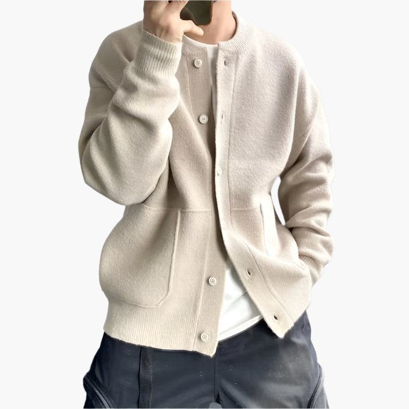 Cardigan décontracté pour homme – Style moderne et confort au quotidien