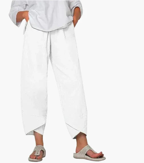 Wide cropped pants casual style for women – Daily elegance and comfort