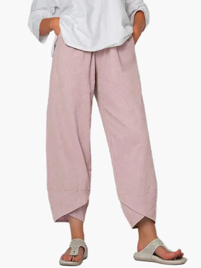 Wide cropped pants casual style for women – Daily elegance and comfort
