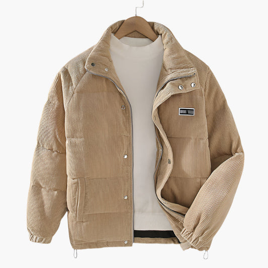 Veste d'Hiver Rembourrée pour Homme Style Décontracté Urbain
