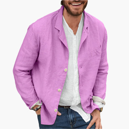 Blazer Décontracté Homme Style Chic Polyvalent Pour Toutes Occasions