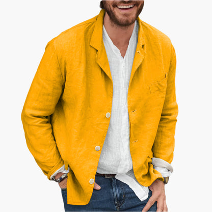 Blazer Décontracté Homme Style Chic Polyvalent Pour Toutes Occasions