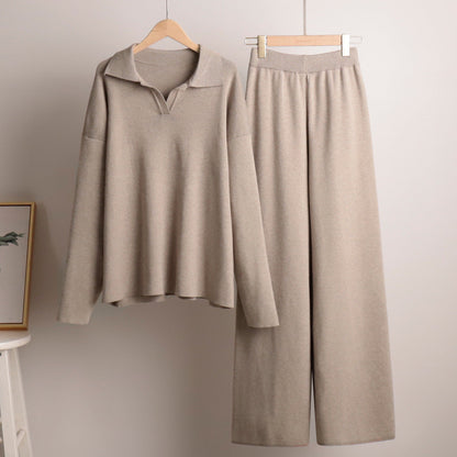 Ensemble Loungewear Femme - Style Décontracté avec Pull Oversize et Pantalon Large