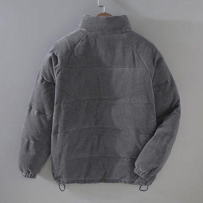 Veste d'Hiver Rembourrée pour Homme Style Décontracté Urbain