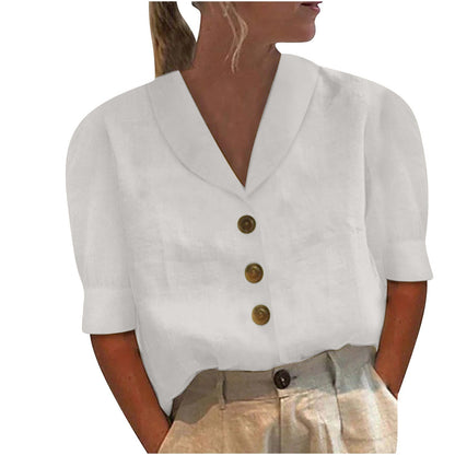 Chemise Respirante à Col en V pour Femmes