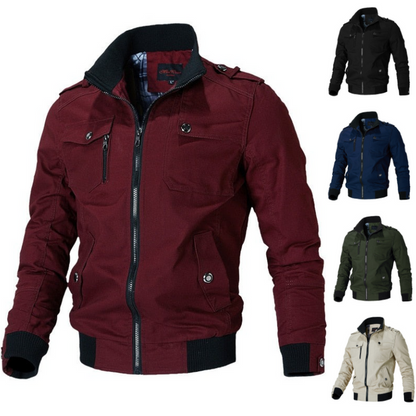 Veste bomber tendance pour homme – Style urbain polyvalent, idéale pour la mi-saison