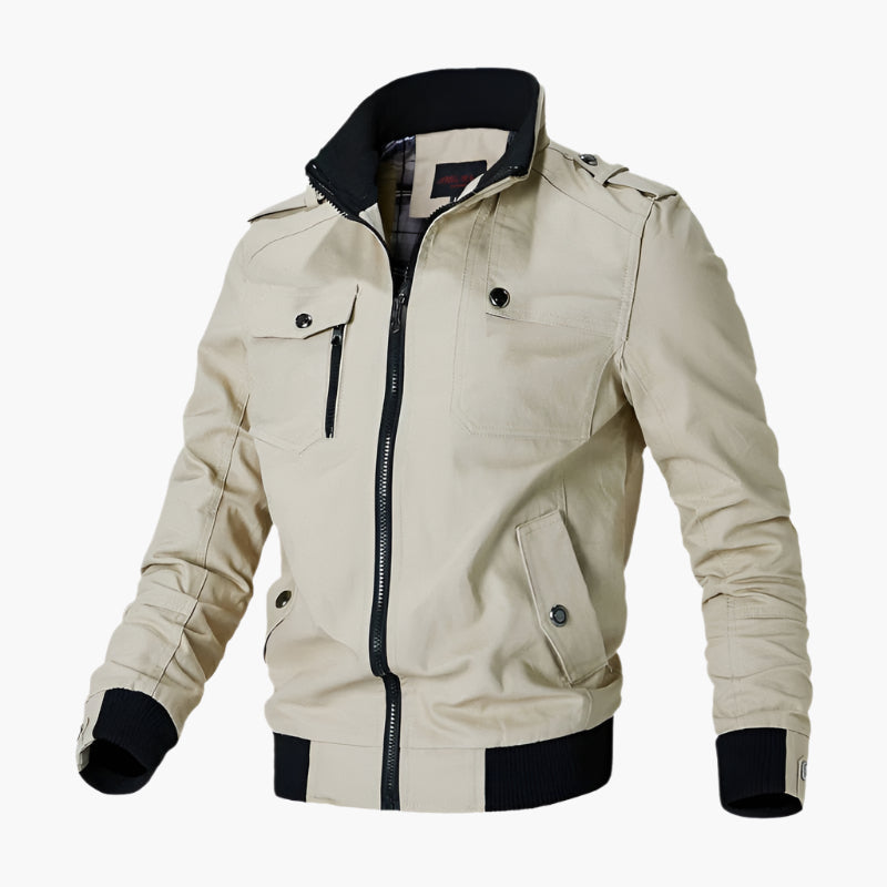 Veste bomber tendance pour homme – Style urbain polyvalent, idéale pour la mi-saison