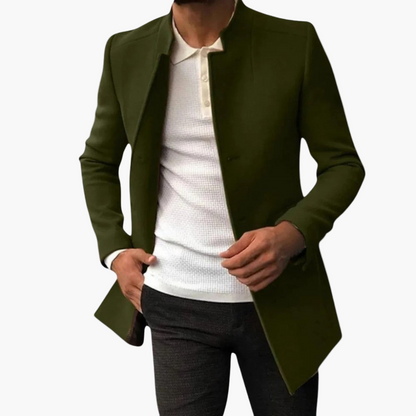 Manteau mi-saison homme élégant coupe moderne style urbain polyvalent
