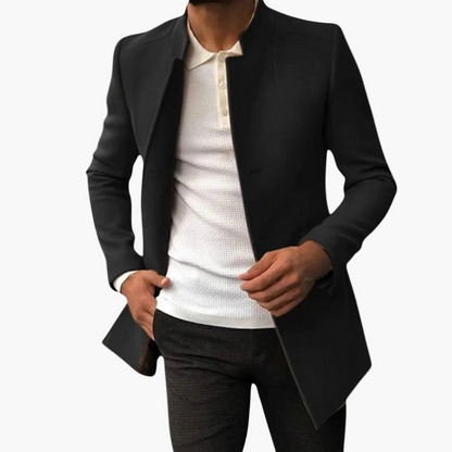 Manteau mi-saison homme élégant coupe moderne style urbain polyvalent