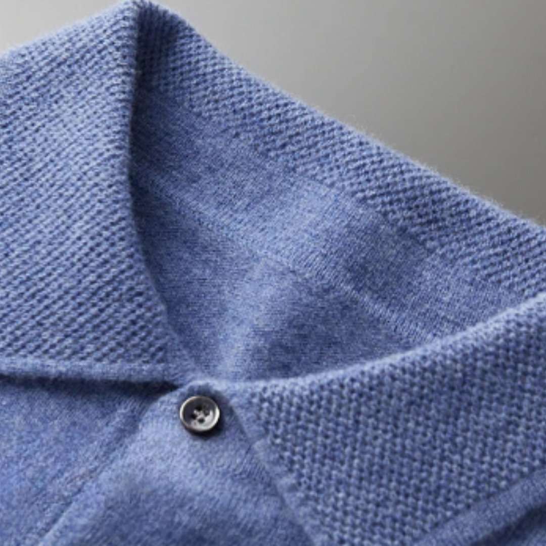 Polo en laine pour homme - Style élégant et confortable pour toutes occasions