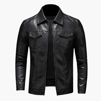 Veste Homme Style Motard Élégant pour Toutes Occasions
