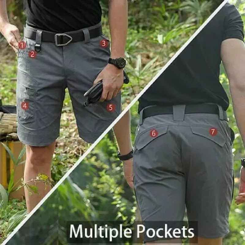 Alex™ - Short à Poches Multiples + ceinture offerte