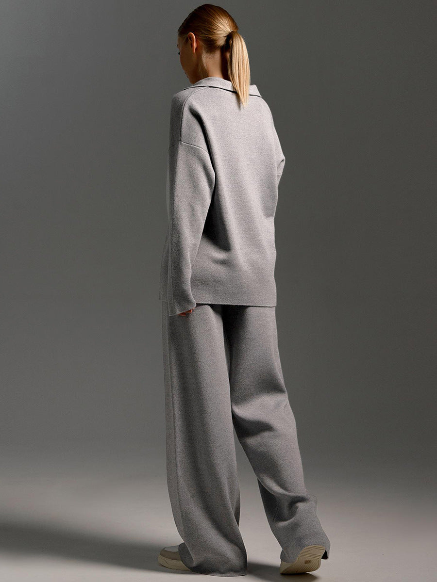 Ensemble Loungewear Femme - Style Décontracté avec Pull Oversize et Pantalon Large